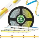 COB LED pásik 7W 1M 12V IP20 Silné jasné nepretržité svetlo 320LED Ekonomický