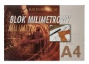 A4 milimetrový blok, 20 listov papiera