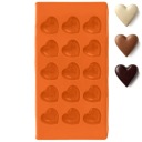 SILIKÓNOVÁ FORMA SRDCE PRRALINE ČOKOLÁDY VALENTÍN