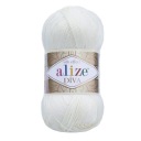 Alize Diva 1055 - perleťová biela