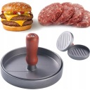 TLAČOVÝ FORMULÁR NA BURGEROVÉ REZY A GRIL NA HAMBURGER