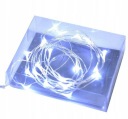 DRÔTOVÉ LAMPY 20 LED BATÉRIÍ BIELE SVETLO