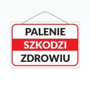 Laminovaný nápis A5 FAJČENIE ŠKODÍ VÁM ZDRAVIE