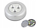 SAMOLEPIACA DOTYKOVÁ LAMPA, NA BATÉRIU, 3 LED diódy