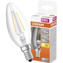 LED SVIEČKOVÁ žiarovka E14 1,5W 2700K Filament OSRAM