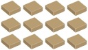 LEGO TILE 3070b 1x1 tmavý piesok (3g) 12 ks.