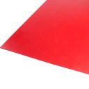 PVC penové PVC 250x250 5 mm červená PVC tabuľka
