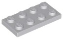 LEGO ELEMENT Tanier 2 x 4 LBG / svetlosivá 3020 4ks NOVINKA
