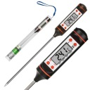 ELEKTRONICKÝ KUCHYŇSKÝ TEPLOMER POTRAVINÁRSKA SONDA MÄSO VODA -50°C +300°C