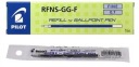 Krátka náplň do pera PILOT Rexgrip, B2P, Super Grip, modrá