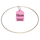 KOVOVÝ Prsteň PRE LAVAČOV SNÍKOV ZLATÝ PRSTEŇ MACRAME 15CM