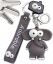 Keychain Kabelky prívesok slon slon tašky šedá peňaženka v páse
