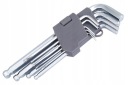 SÚPRAVA HEX guľových 180 MM 9 KS FV I8J03 IM KĽÚČE