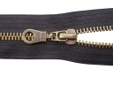 Kovový zips na bundu 85 cm, 5 oxyda