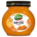 Łowicz Extra marhuľový džem, s nízkym obsahom cukru 240g