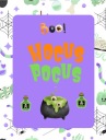 HALLOWEENSKÉ ŠTÍTKY NA FĽAŠE Hocus Pocus 10 ks