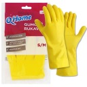 POUZDROVÉ RUKAVICE GUMOVÉ RUKAVICE SILNÉ ŽLTÉ S/M - pár (2 ks)