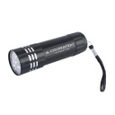 SADA HLINÍKOVÝCH HORÁK 9 LED + AAA BATÉRIÍ