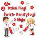 Vlastenecká výzdoba DEŇ VLAJKY DEŇ ÚSTAVY 3. MÁJ WA1