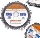DISK NA REZANIE DREVENÝCH DOSKY KONTROVKY REZBÁRSKA REŤAZOVÁ PÍLA 125mm