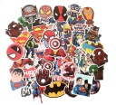 VEĽKÁ SADA NÁLEPEK AVENGERS SPIDERMAN BATMAN HULK 50 KS
