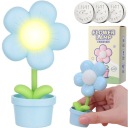 NOČNÁ STOLNÁ LAMPA PRE DETI LED DETSKÁ STOLNÁ LAMPA KVETOVÁ BULINA