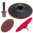 FLEXIBILNÝ KOTÚČ SO VELCRO UNIVERZÁLNYM BRÚSNYM KOTÚČOM 150mm M14 2mm