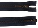 KOVOVÝ Zips - 70 cm DVOJTAK OXYDA - ČIERNA