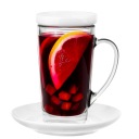 Glasmark Perfektný ako darček Hrnček Alex 400ml s podšálkou a vrchnákom