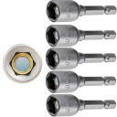 FARMÁRSKA ZÁSUVKA 10 mm SKRUTKOVAČE 1/4 BITOVÝ MAGNET 5 ks