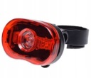 Zadné svetlo na bicykel 3x LED 0,5W držiak osvetlenia