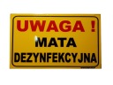 čepeľová platňa POZOR DEZINFEKČNÁ MAT