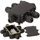 Hermetický elektrický box s tlmivkami 6x IP68 Vonkajší s kockou.