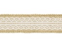 Jutová stuha s čipkou jutová stuha 4cm x 5m TJ4-4
