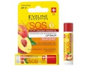 EVELINE SOS Lip Balm Peach Sorbet výživný a regeneračný balzam na pery