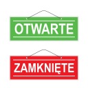 OTVORENÉ / ZATVORENÉ laminovaná tabuľka