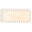 drevený základný košík dno 10x22cm obdĺžniková preglejka