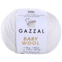 Gazzal | Detská vlna | 801 | biely