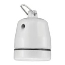 Elektro svietidlo E27, porcelánové, závesné 4A 75x52mm