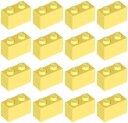 LEGO 3004 BRICK 1x2 svetložltá NOVINKA (12g) 16 ks