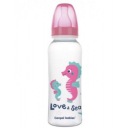 Fľaša CanpolBabies LOVE&SEA, 12m+