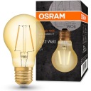 Ozdobná LED žiarovka E27 A60 2,5W 2400K OSRAM