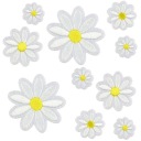 Nažehľovacia súprava NÁŠIVKY DAISIES FLOWERS
