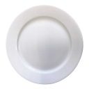 PORCELÁNOVÝ GASTRO PLOCHÝ TANIER, HLADKÝ, 19 CM, BIELY