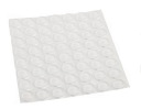 Samolepiaci silikónový nárazník, priemer 12 mm