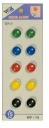 MAGNETY NA DOSKY 10 ks 15 mm MIX