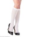 BIELE PONOŽKY POD KOLENÁ UNISEX BAVORSKÝ KROJ OKTOBERFEST