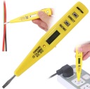 NAPÄŤOVÝ TESTER METER TESTER PRÚDU 12-250V elektronický s displejom
