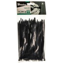 Čierne sťahovacie pásky 3,6x150mm 100 ks Bradas