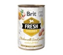 Brit FRESH Mokré krmivo pre psov kuracie 400g